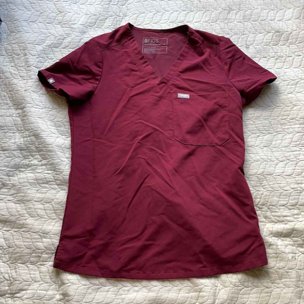 Burgundy figs Catarina top
